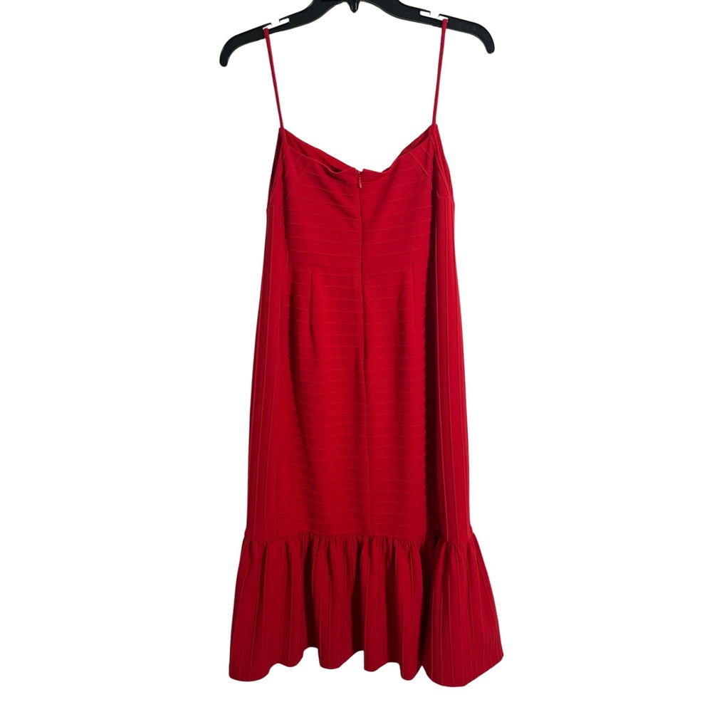 HUTCH x ANTHROPOLOGIE Square Neck Drop Waist Slim Midi Dress - Picture 3 of 9
